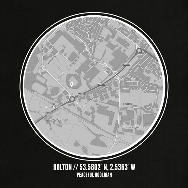 Bolton Location T-Shirt Black