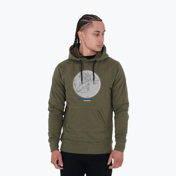 Brighton & Hove Albion Location Hoodie Olive - Peaceful Hooligan 