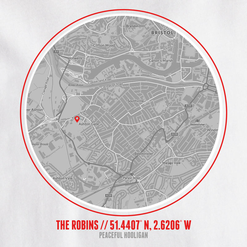 The Robins Location T-Shirt White