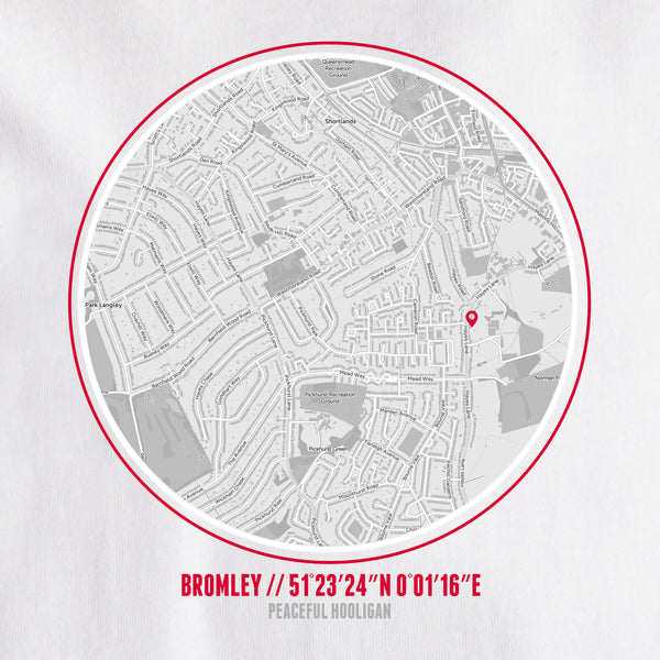 Bromley Location T-Shirt White