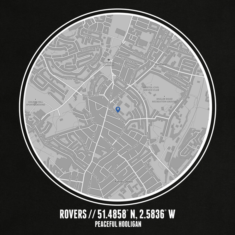 Rovers Location T-Shirt Black