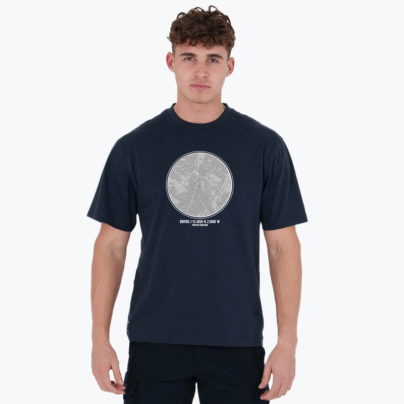 Rovers Location T-Shirt Navy