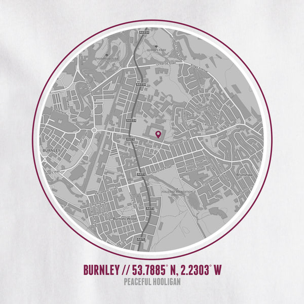 Burnley Location T-Shirt White