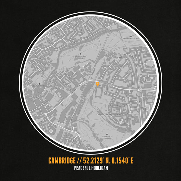 Cambridge United Location Hoodie Black