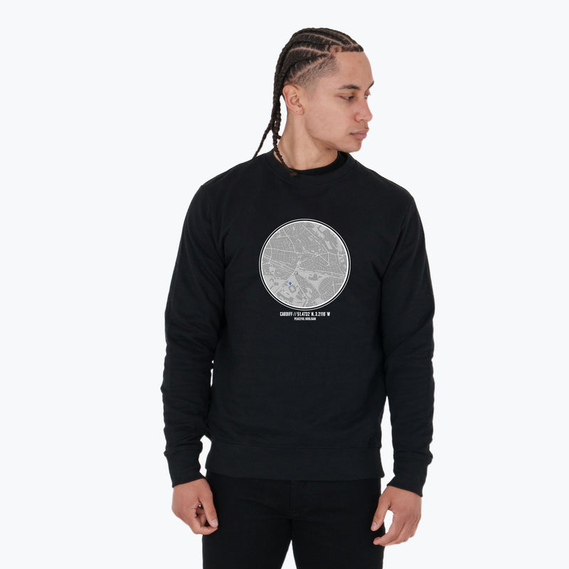 Cardiff City Location Sweatshirt Black