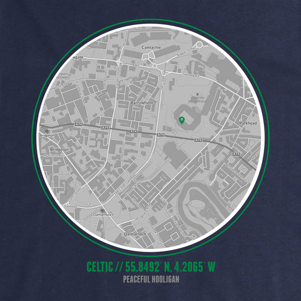 Celtic Location Hoodie Navy