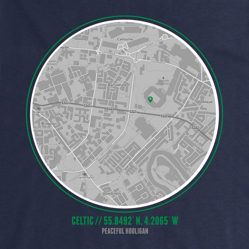 Celtic Location T-Shirt Navy