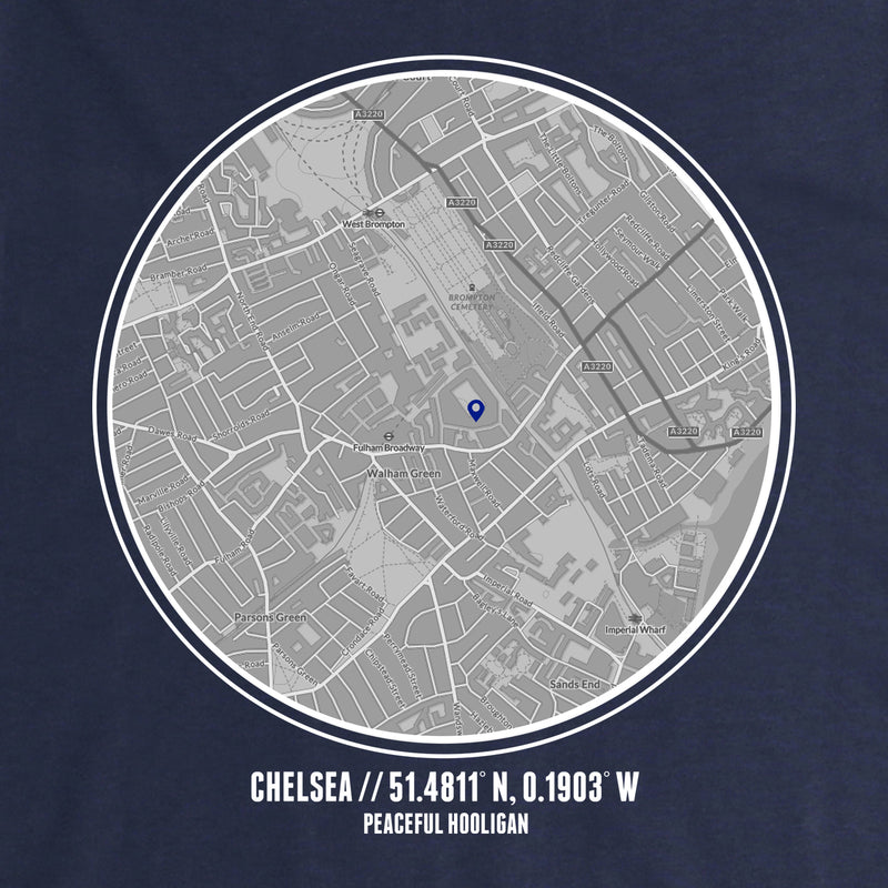 Chelsea Location Hoodie Navy