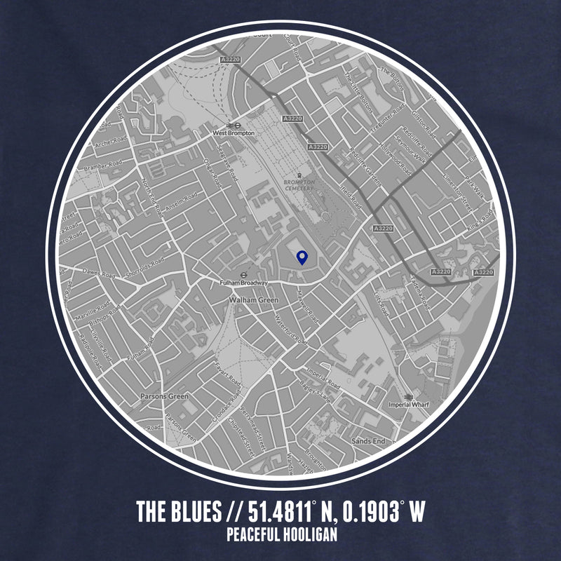 The Blues Location T-Shirt Navy