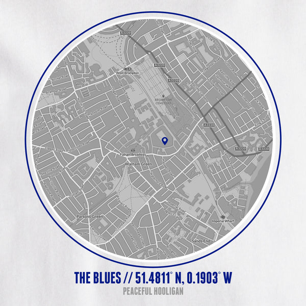 The Blues Location T-Shirt White