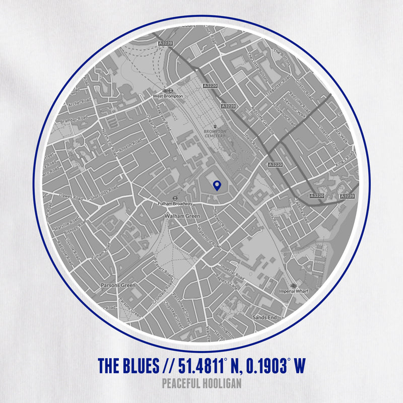 The Blues Location T-Shirt White