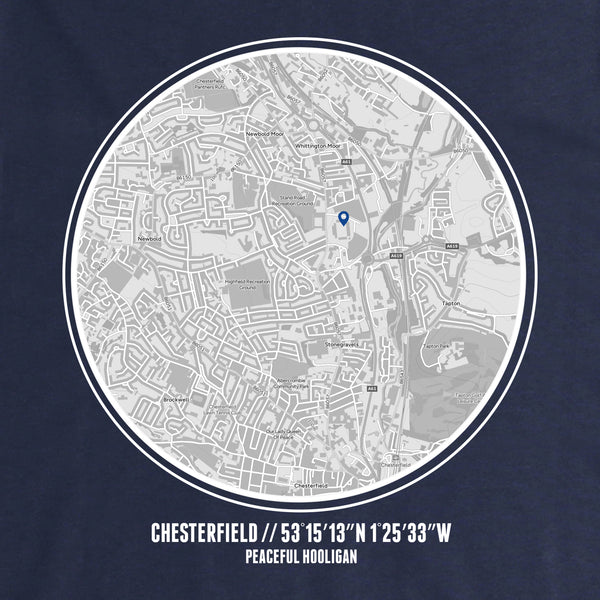 Chesterfield Location T-Shirt Navy