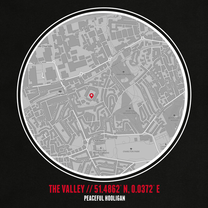 The Valley Location Hoodie Black