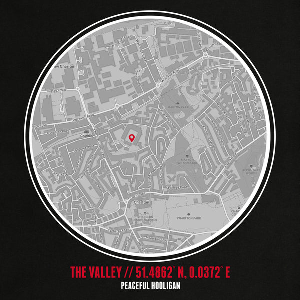 The Valley Location T-Shirt Black