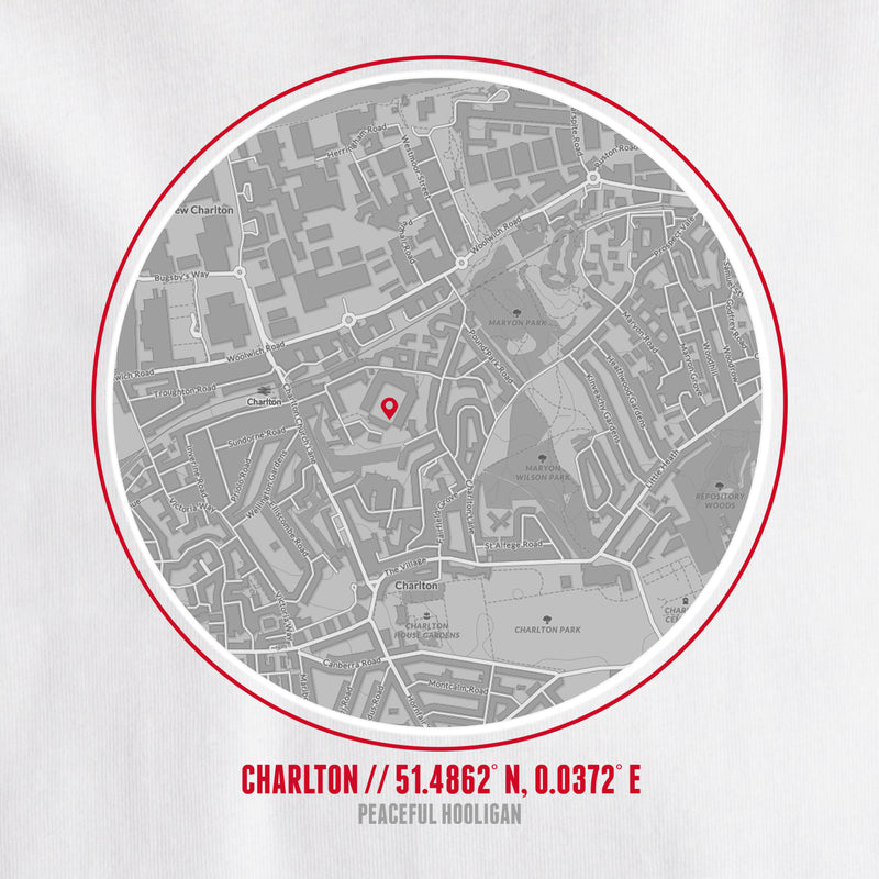 Charlton Athletic Location T-Shirt White