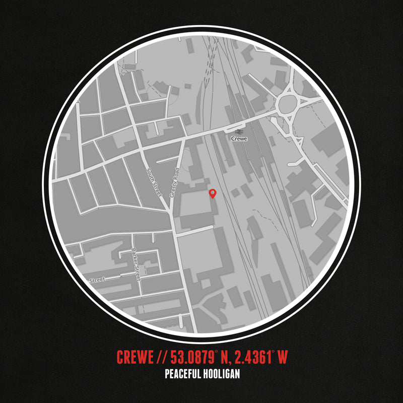 Crewe Location T-Shirt Black