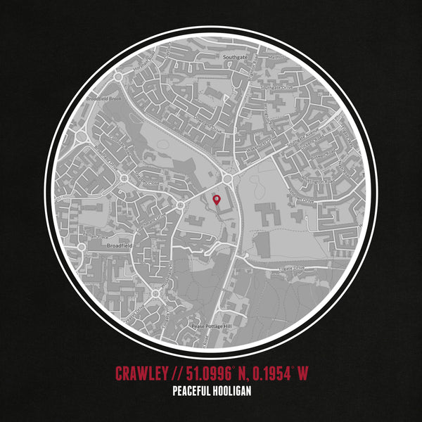 Crawley Town Location Sweatshirt Black