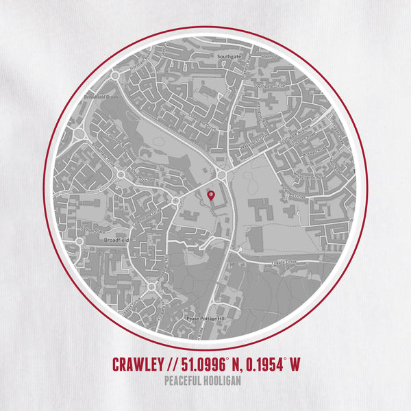 Crawley Town Location T-Shirt White