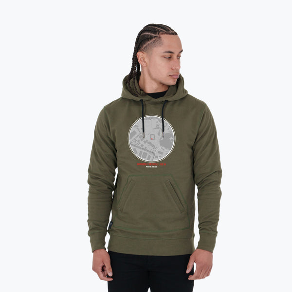 Doncaster Location Hoodie Olive