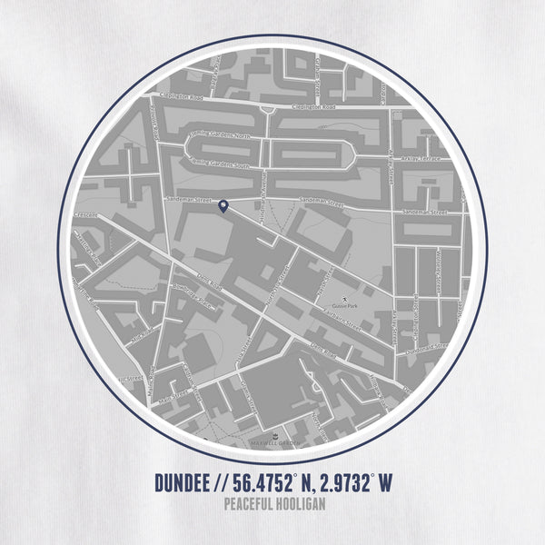 Dundee FC Location T-Shirt White