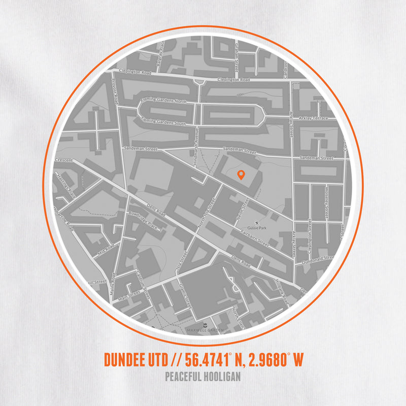 Dundee Utd Location T-Shirt White