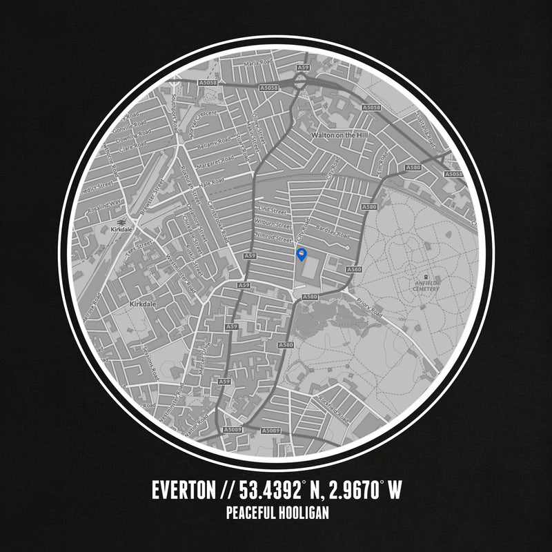 Everton Location Hoodie Black