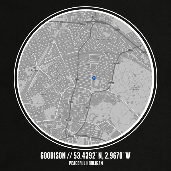 Goodison Location Hoodie Black