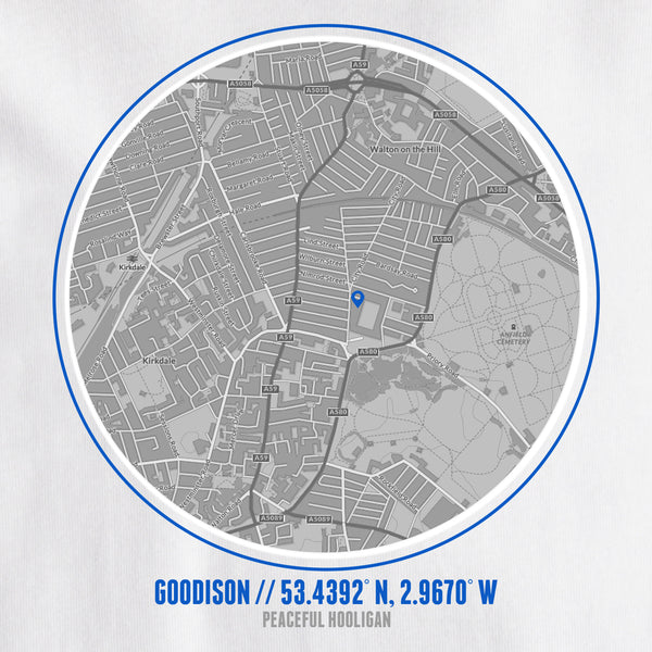 Goodison Location T-Shirt White