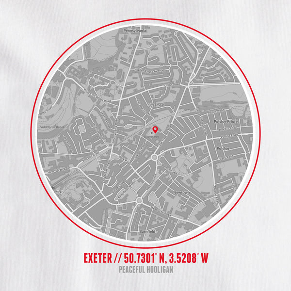 Exeter City Location T-Shirt White