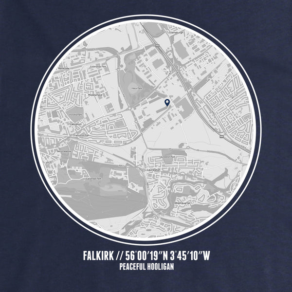 Falkirk Location Hoodie Navy