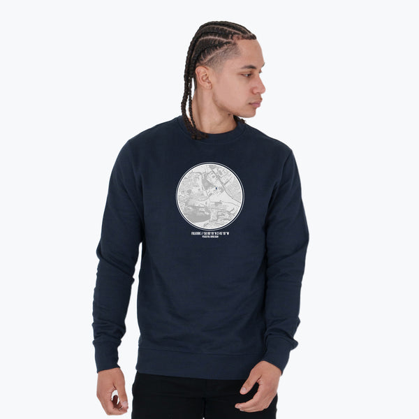 Falkirk Location Sweatshirt Navy