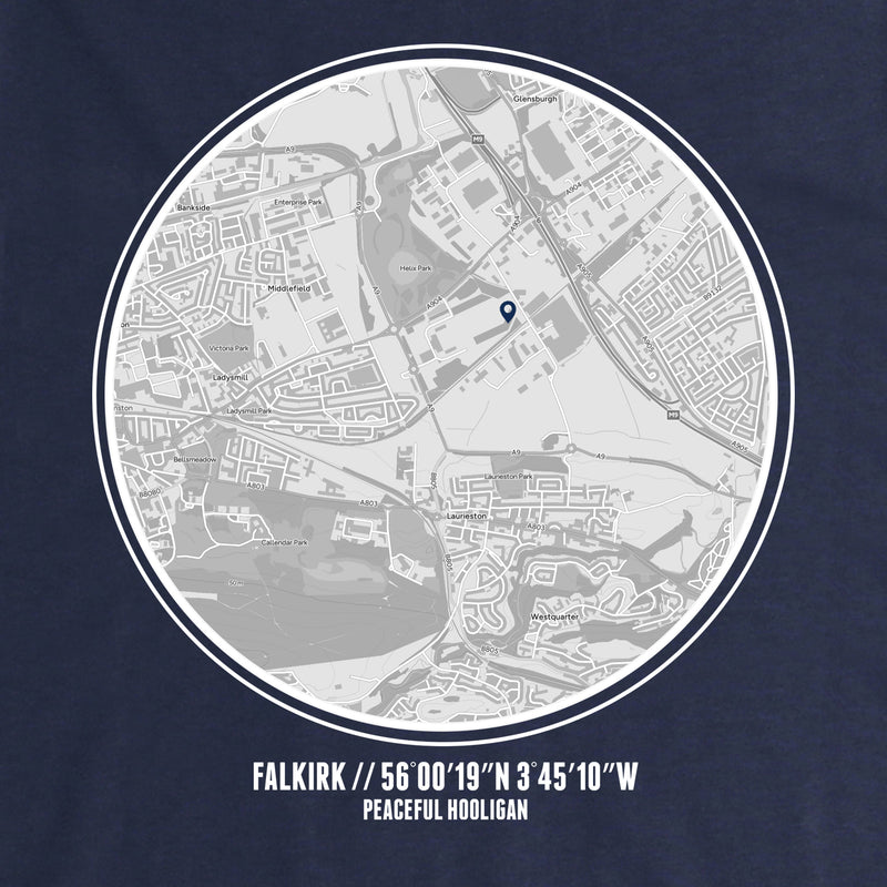 Falkirk Location T-Shirt Navy