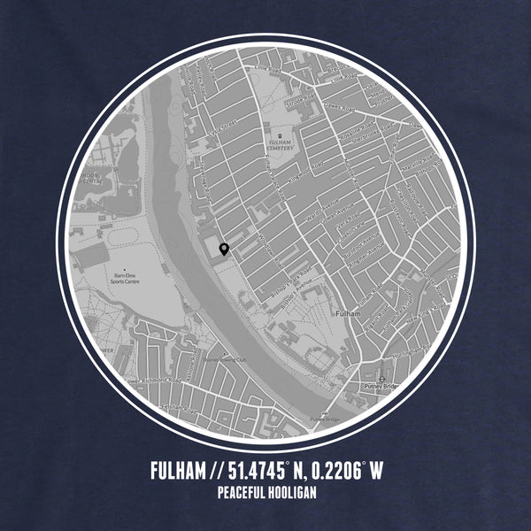 Fulham Location T-Shirt Navy