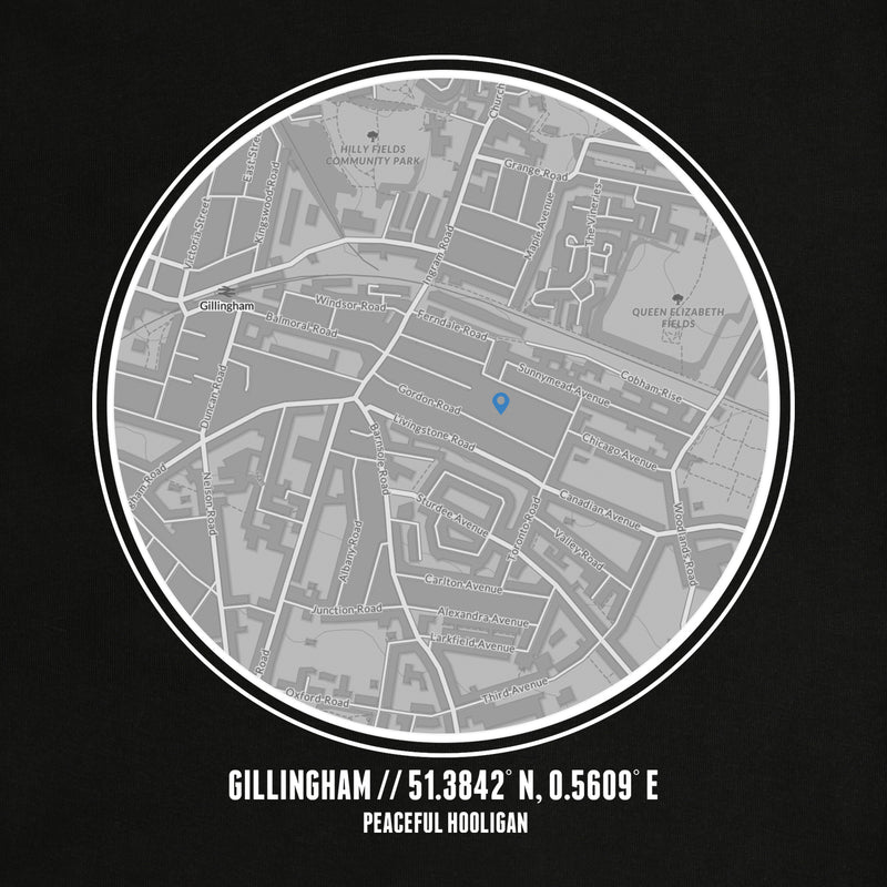 Gillingham Location Hoodie Black