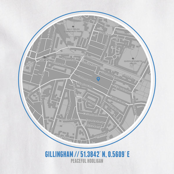 Gillingham Location T-Shirt White