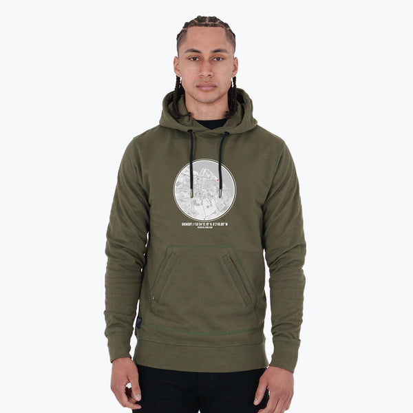 Grimsby Location Hoodie Olive