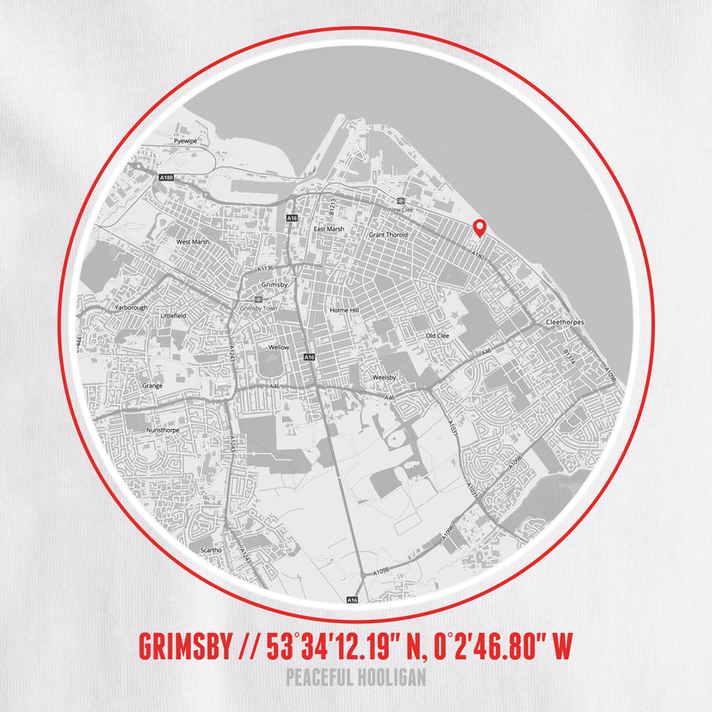 Grimsby Location T-Shirt White