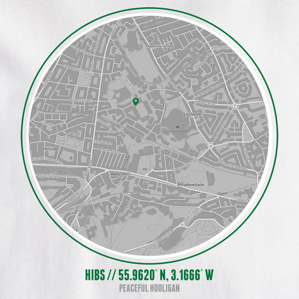 Hibernian Location T-Shirt White