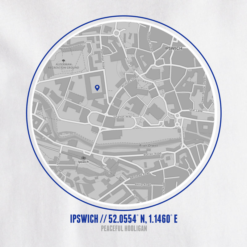 Ipswich Town Location T-Shirt White