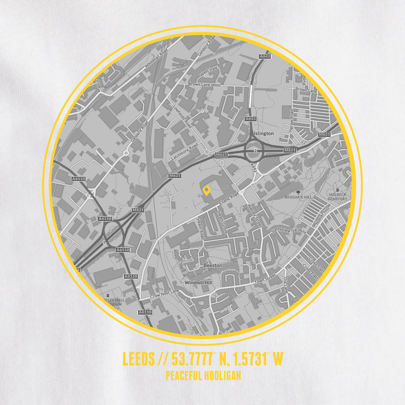 Leeds United Location T-Shirt White