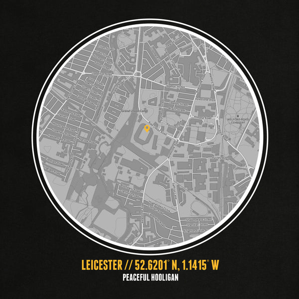 Leicester City Location T-Shirt Black