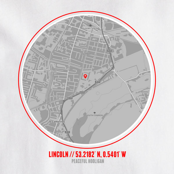 Lincoln City Location T-Shirt White