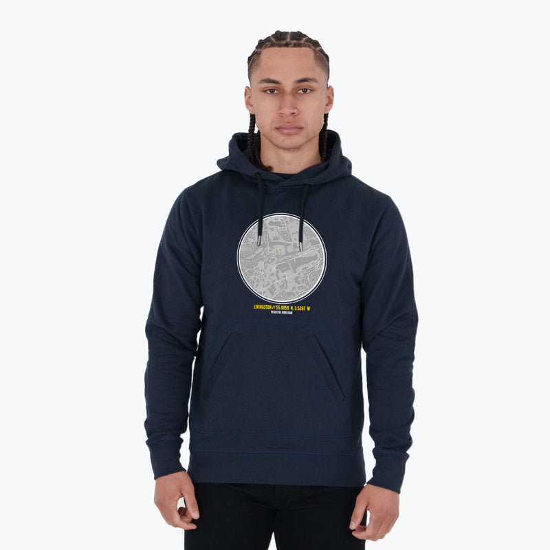 Livingston Location Hoodie Navy