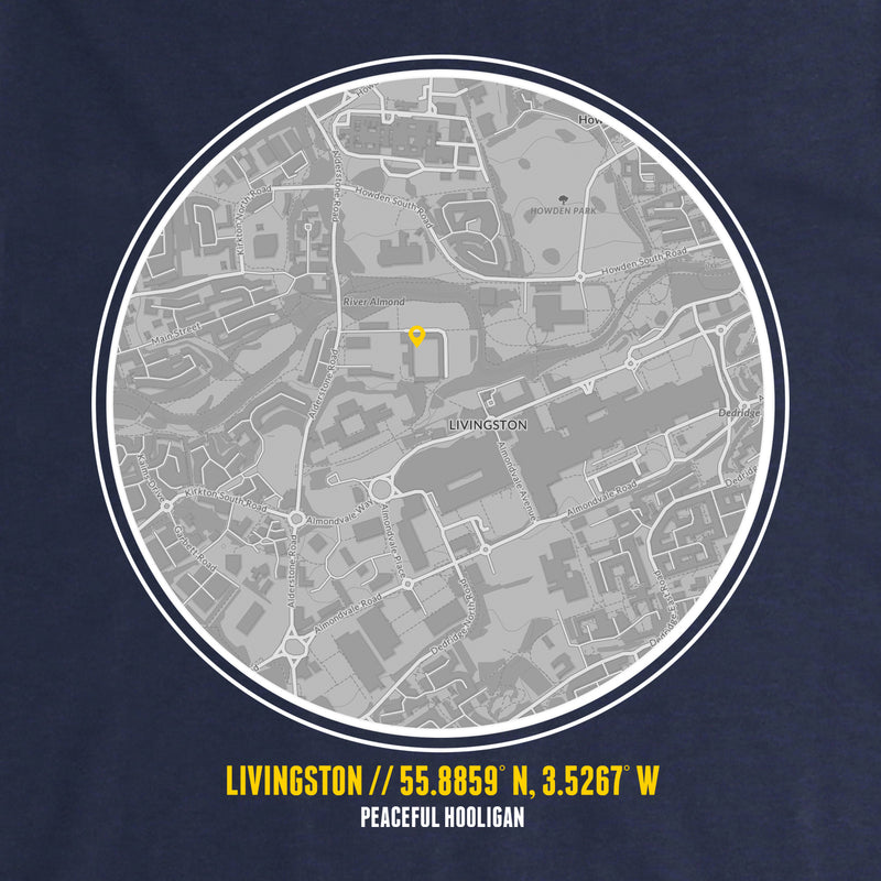 Livingston Location Hoodie Navy