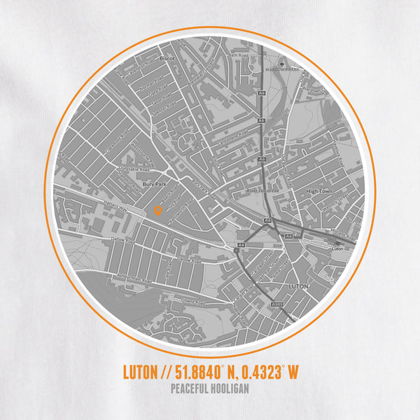 Luton Location T-Shirt White