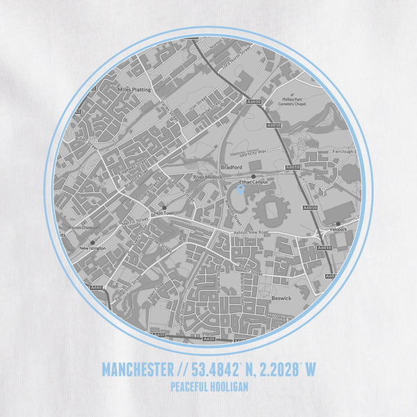 Manchester City Location T-Shirt White