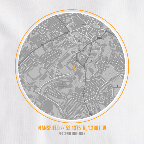 Mansfield Town Location T-Shirt White