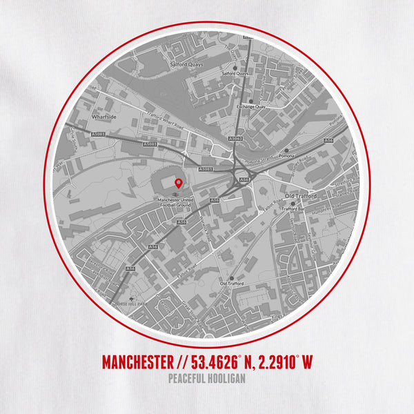 Manchester United Location T-Shirt White