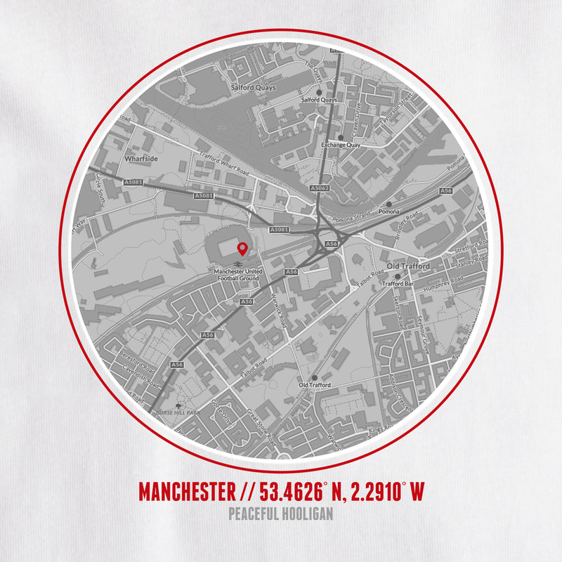 Manchester United Location T-Shirt White