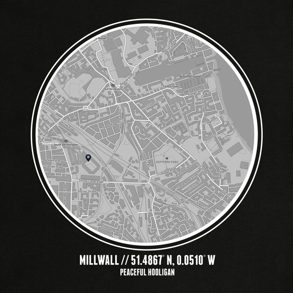 Millwall Location Hoodie Black